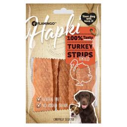 Hapki Turkey Strips Lækre HundeSnack Med Kalkun 85g